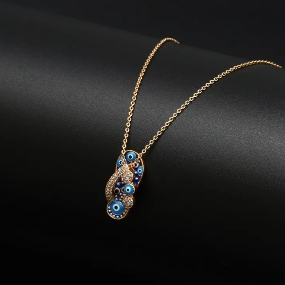 Flip flop on a sterling 18" chain; nwot - Picture 5 of 10